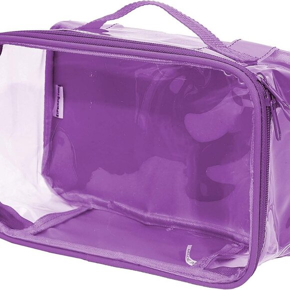 Small Clear Travel Packing Cube/See Through PVC Plastic Pouch for Carry On Suitc - Picture 1 of 8